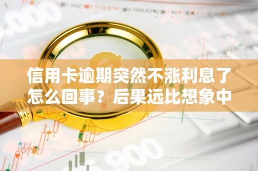 信用卡逾期突然不涨利息了怎么回事？后果远比想象中严重